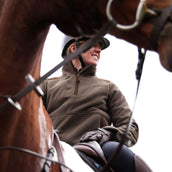 Aubrion by Shires Pullover Heritage Fleece Dunkelolive