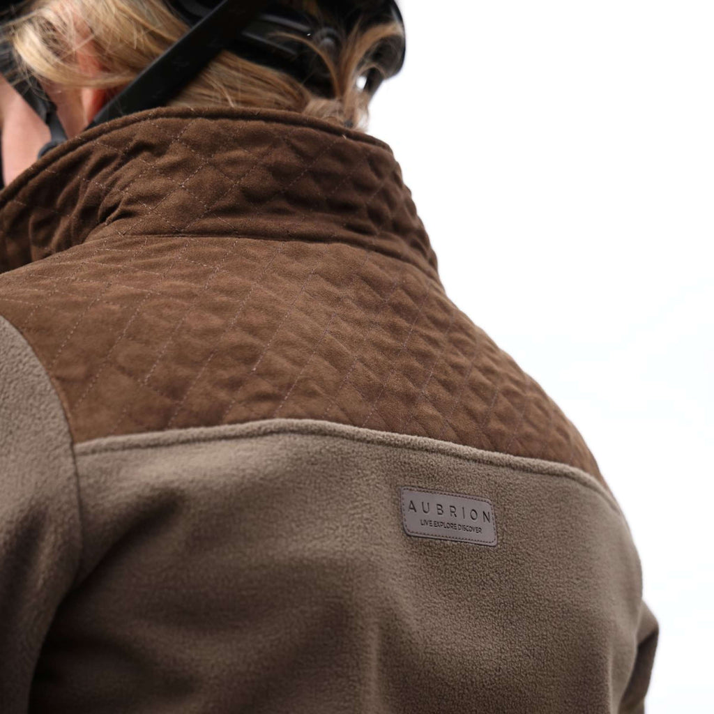 Aubrion by Shires Pullover Heritage Fleece Dunkelolive