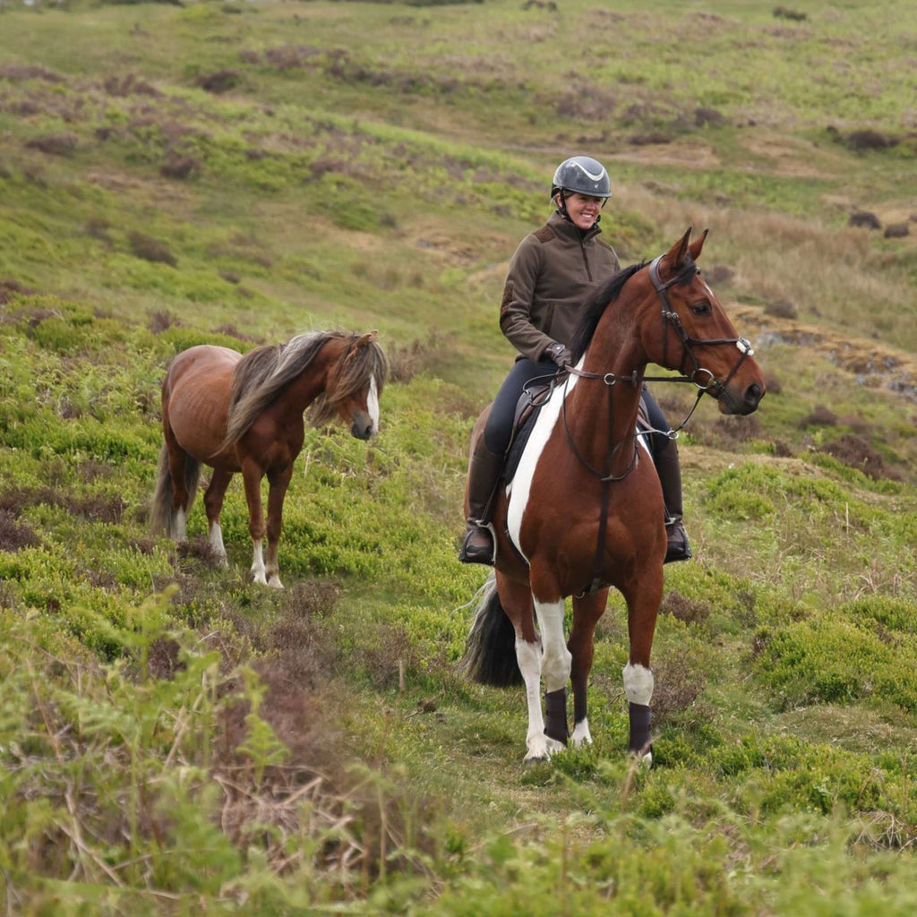 Aubrion by Shires Pullover Heritage Fleece Dunkelolive