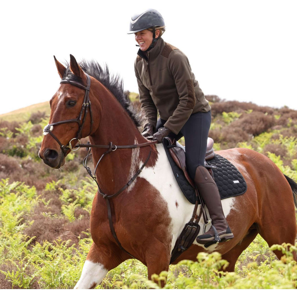 Aubrion by Shires Pullover Heritage Fleece Dunkelolive
