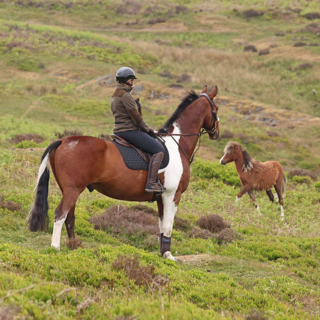 Aubrion by Shires Pullover Heritage Fleece Dunkelolive