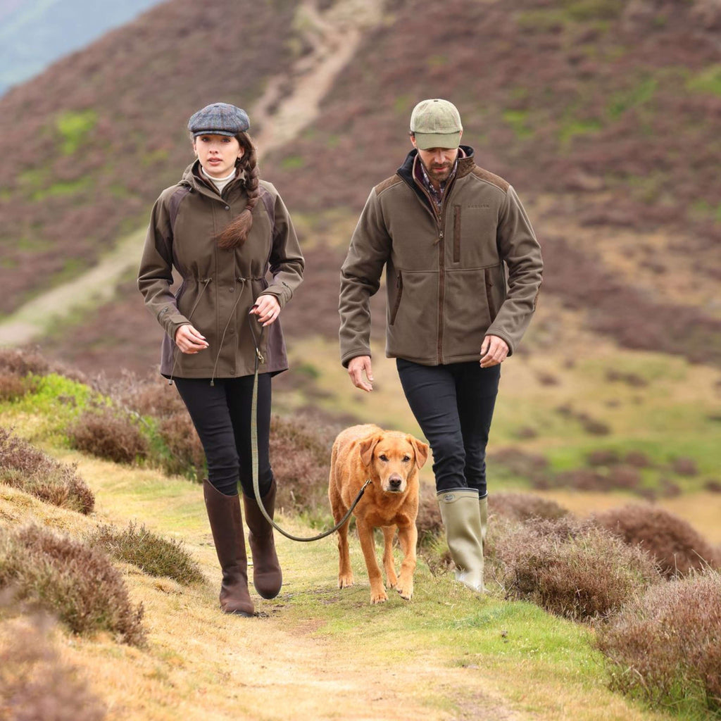Aubrion by Shires Jacke Heritage Fleece Dunkelolive