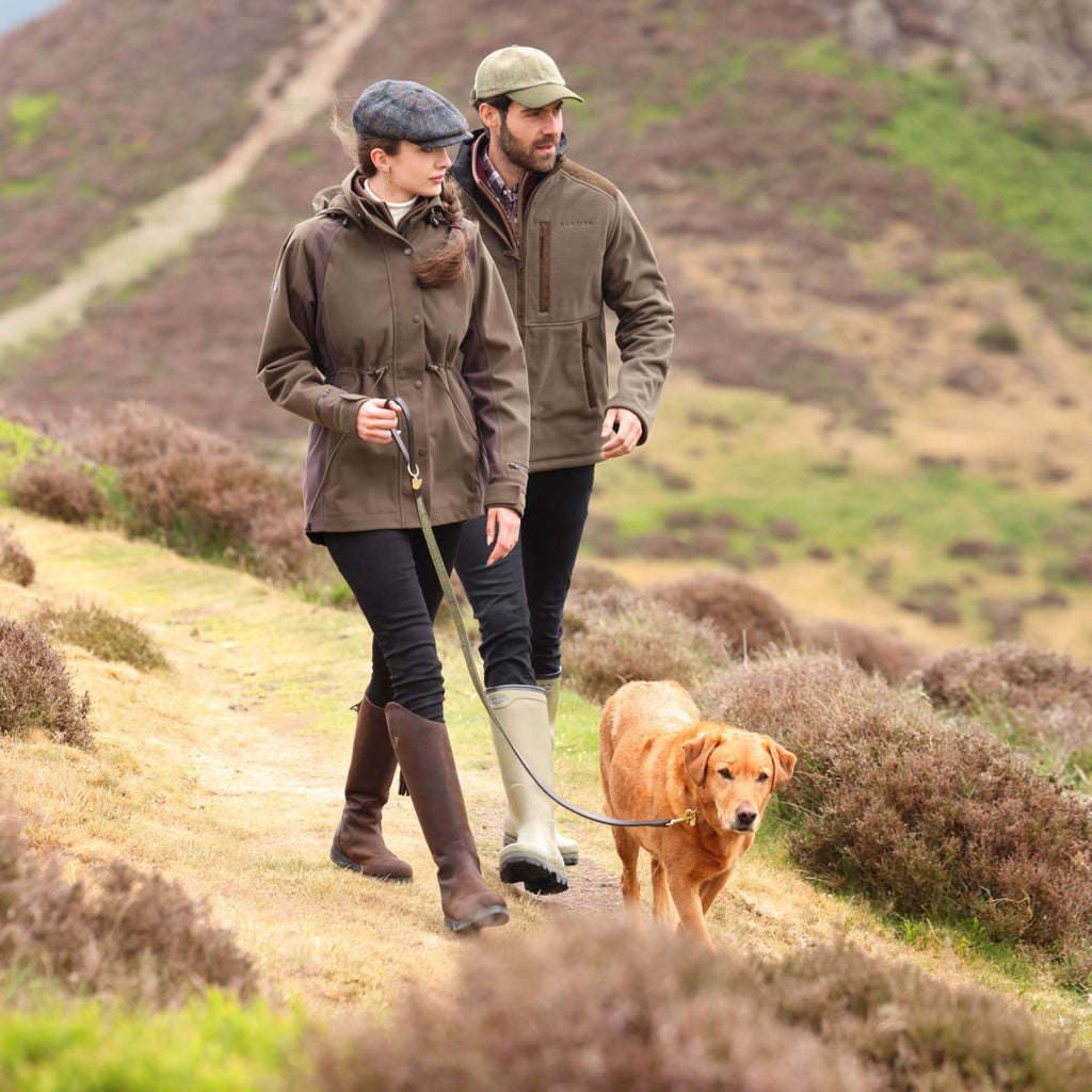 Aubrion by Shires Jacke Heritage Fleece Dunkelolive