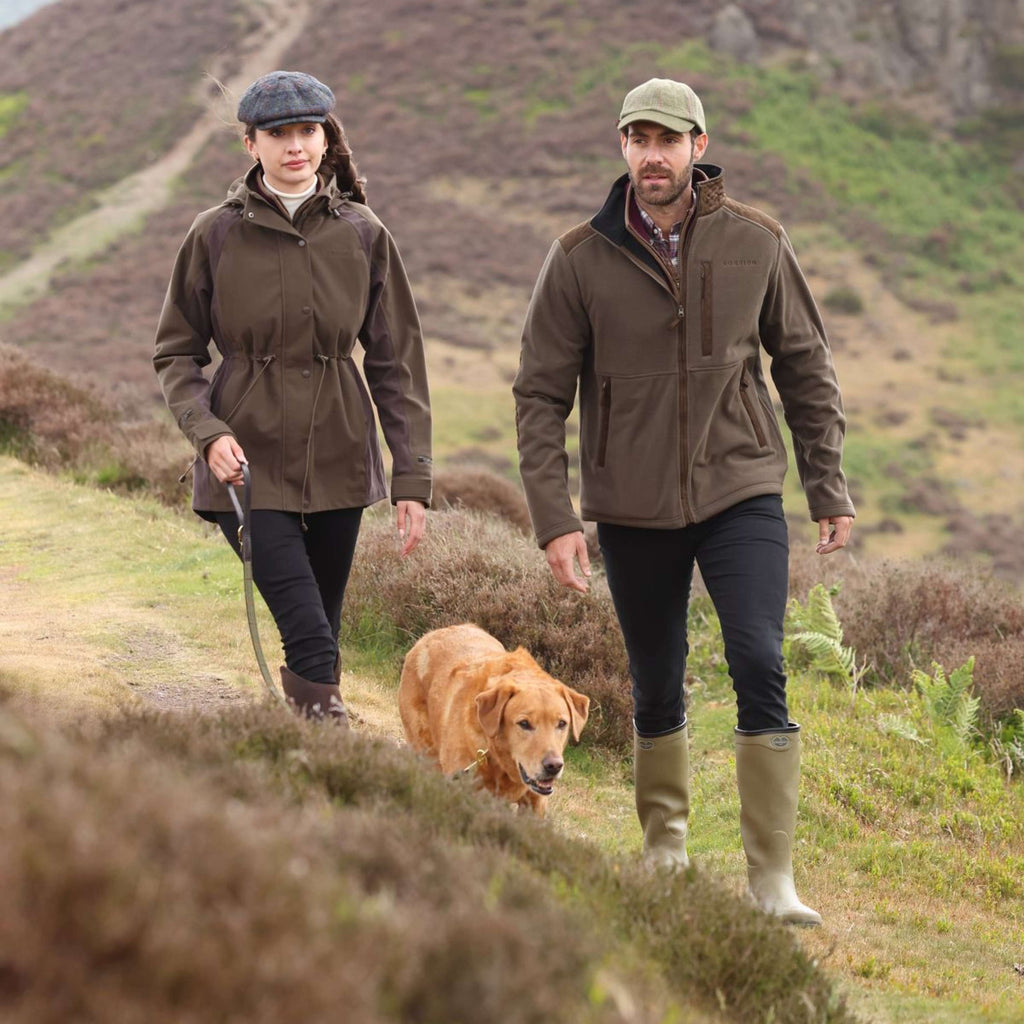 Aubrion by Shires Jacke Heritage Fleece Dunkelolive