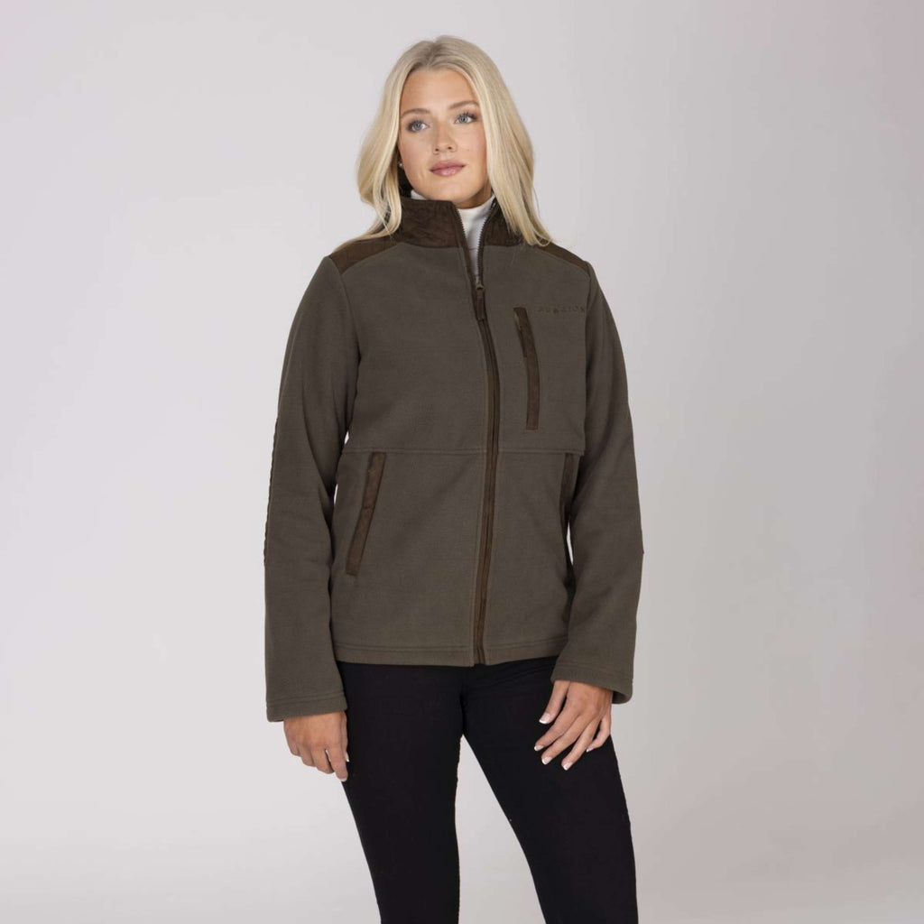 Aubrion by Shires Jacke Heritage Fleece Dunkelolive
