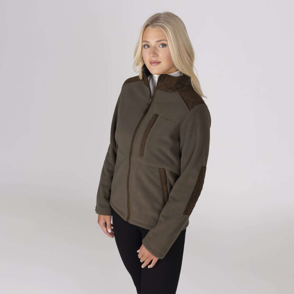 Aubrion by Shires Jacke Heritage Fleece Dunkelolive
