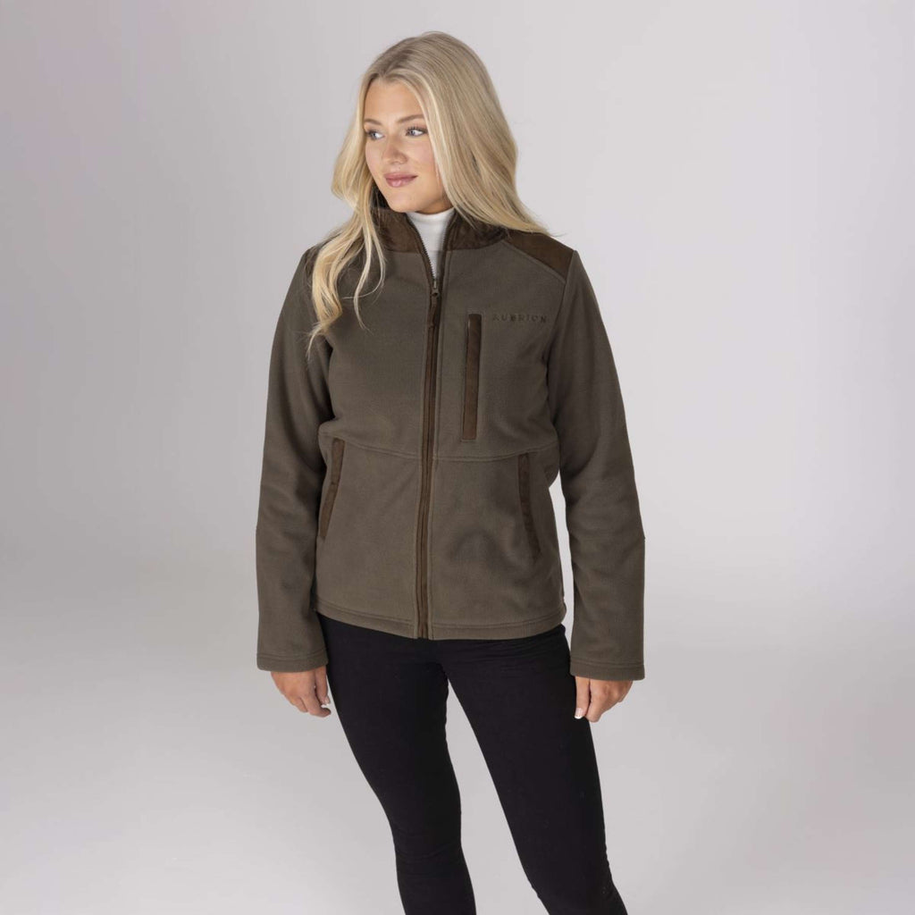 Aubrion by Shires Jacke Heritage Fleece Dunkelolive
