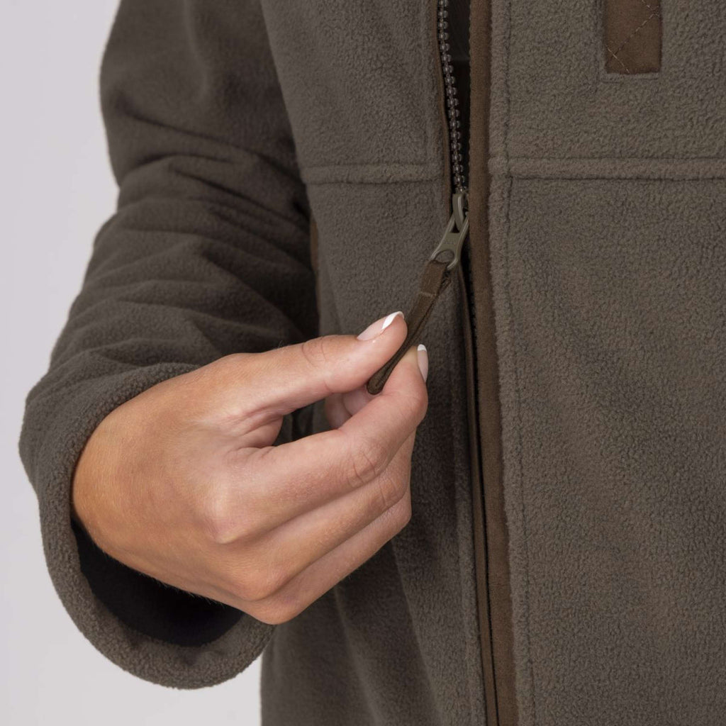 Aubrion by Shires Jacke Heritage Fleece Dunkelolive