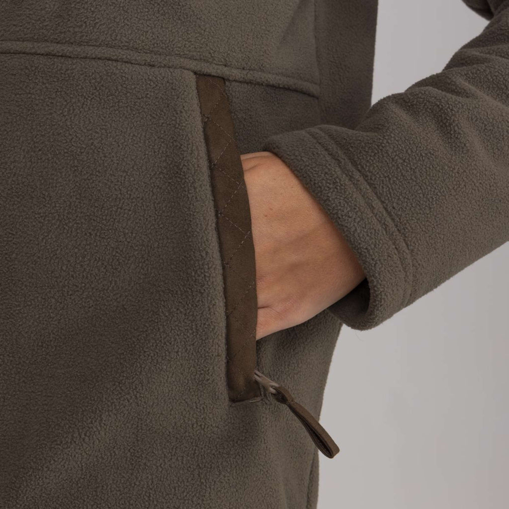 Aubrion by Shires Jacke Heritage Fleece Dunkelolive