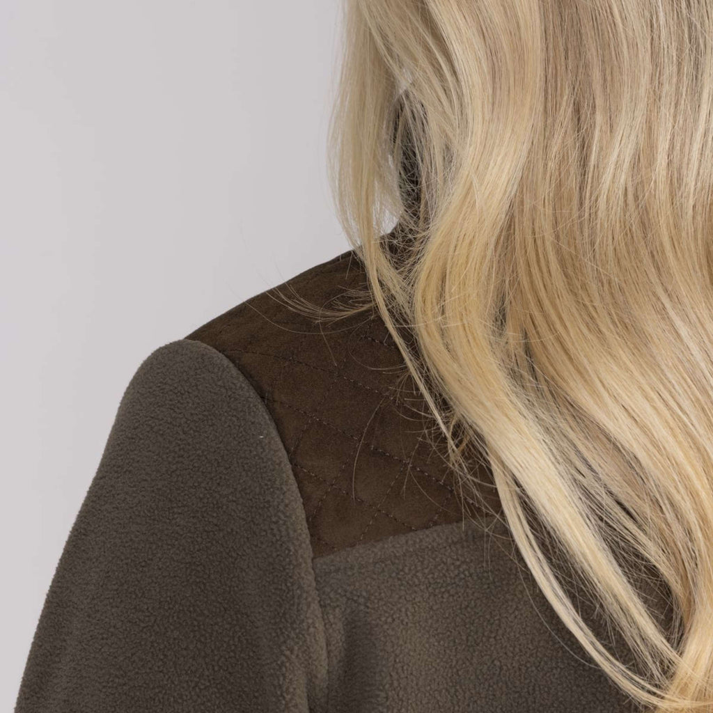 Aubrion by Shires Jacke Heritage Fleece Dunkelolive