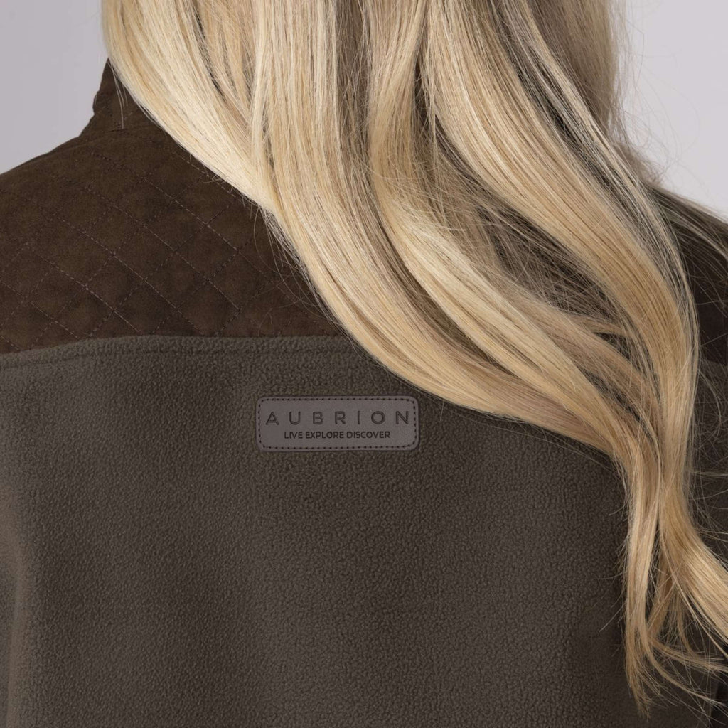 Aubrion by Shires Jacke Heritage Fleece Dunkelolive