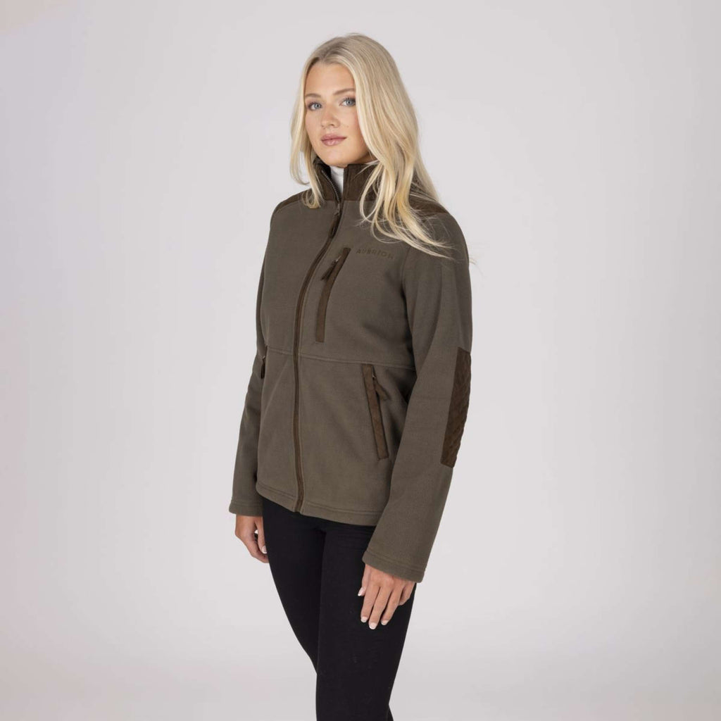 Aubrion by Shires Jacke Heritage Fleece Dunkelolive