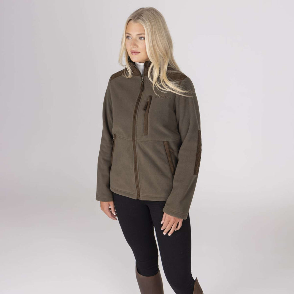 Aubrion by Shires Jacke Heritage Fleece Dunkelolive