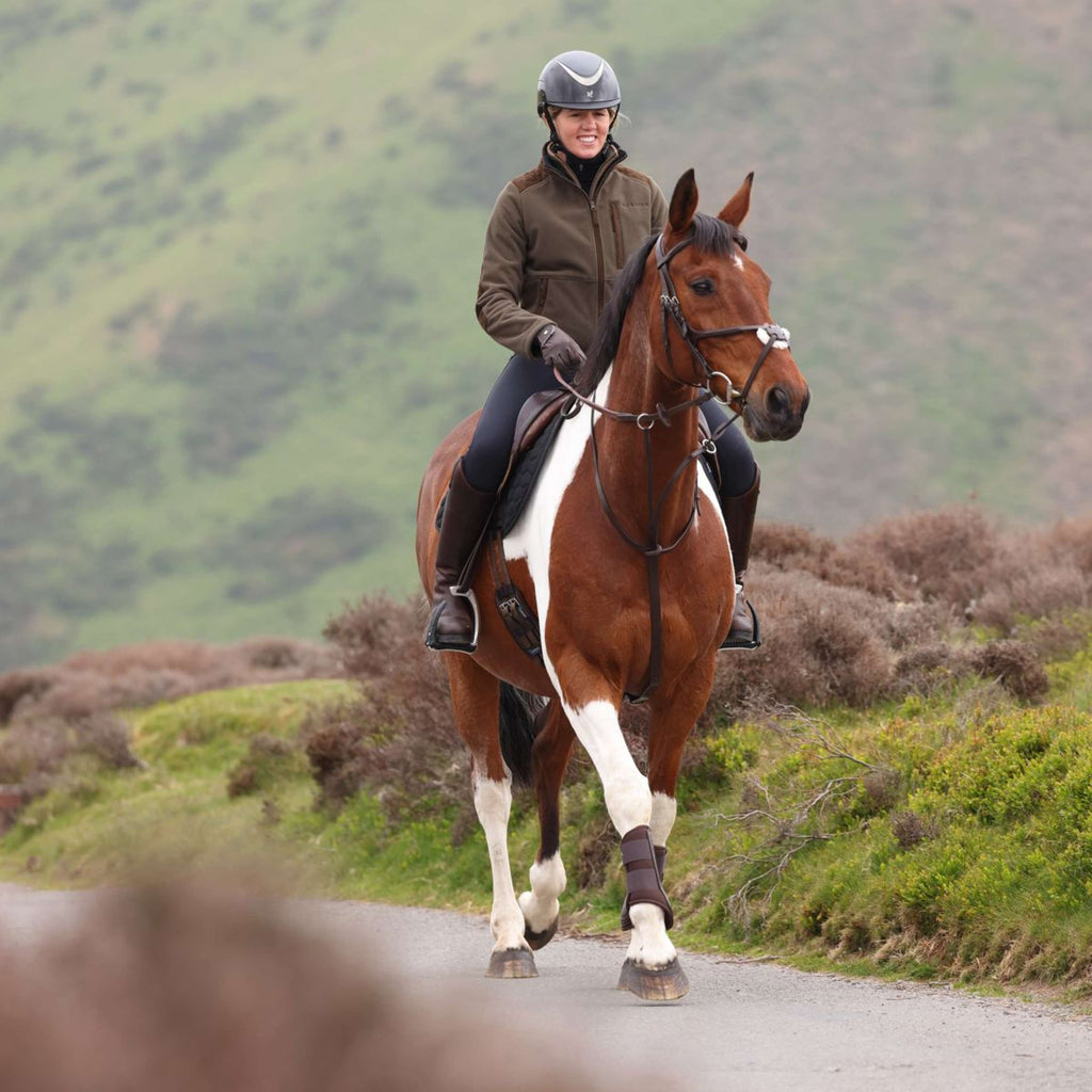 Aubrion by Shires Jacke Heritage Fleece Dunkelolive
