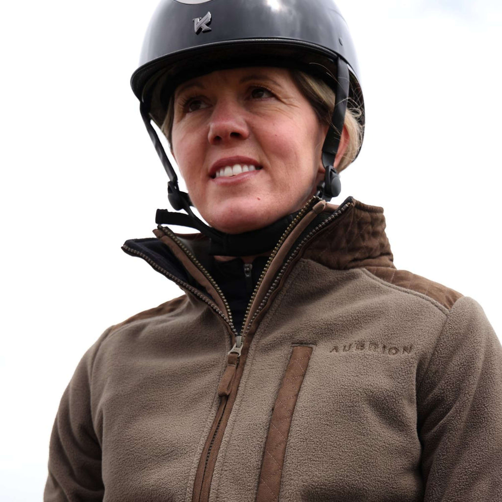 Aubrion by Shires Jacke Heritage Fleece Dunkelolive