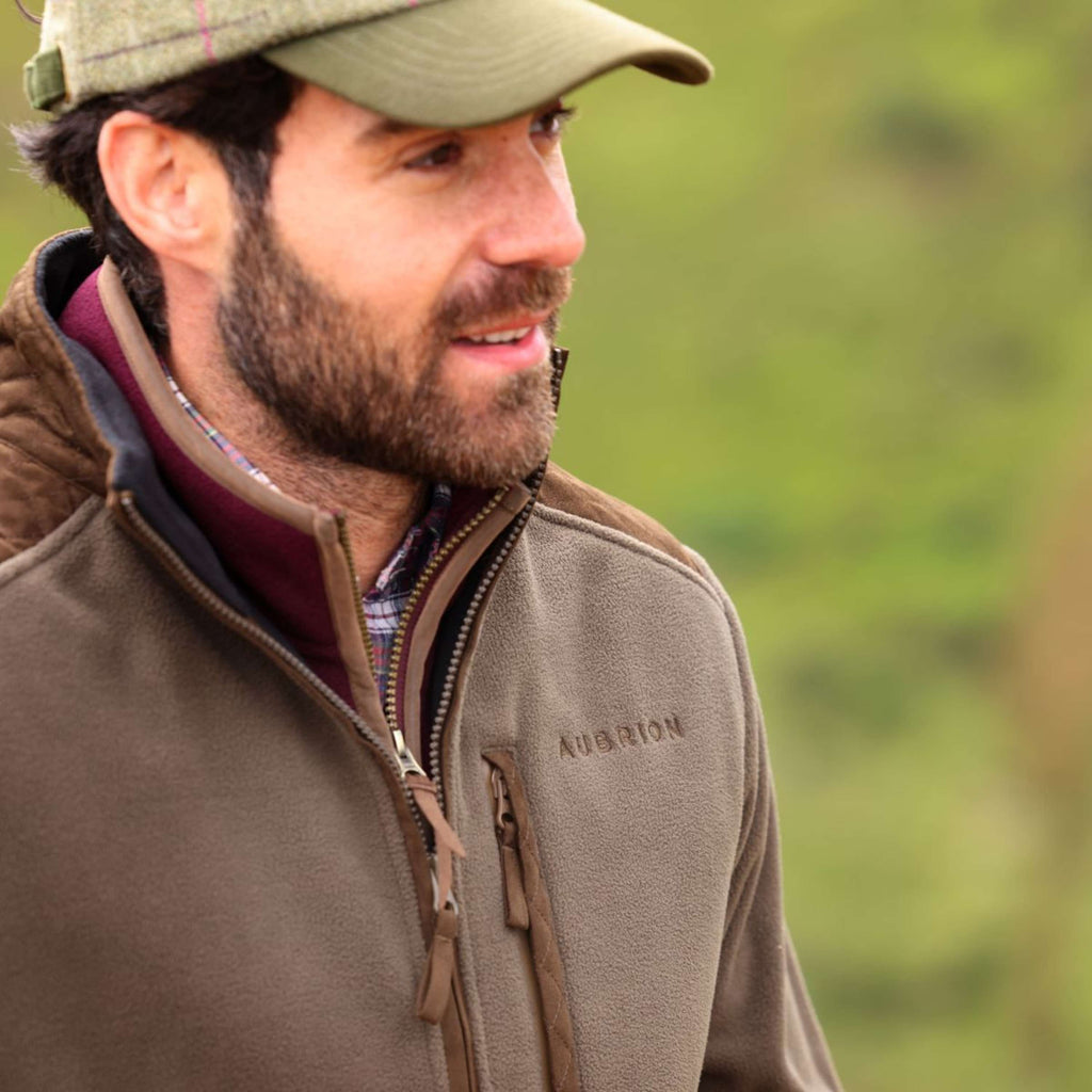 Aubrion by Shires Jacke Heritage Fleece Dunkelolive