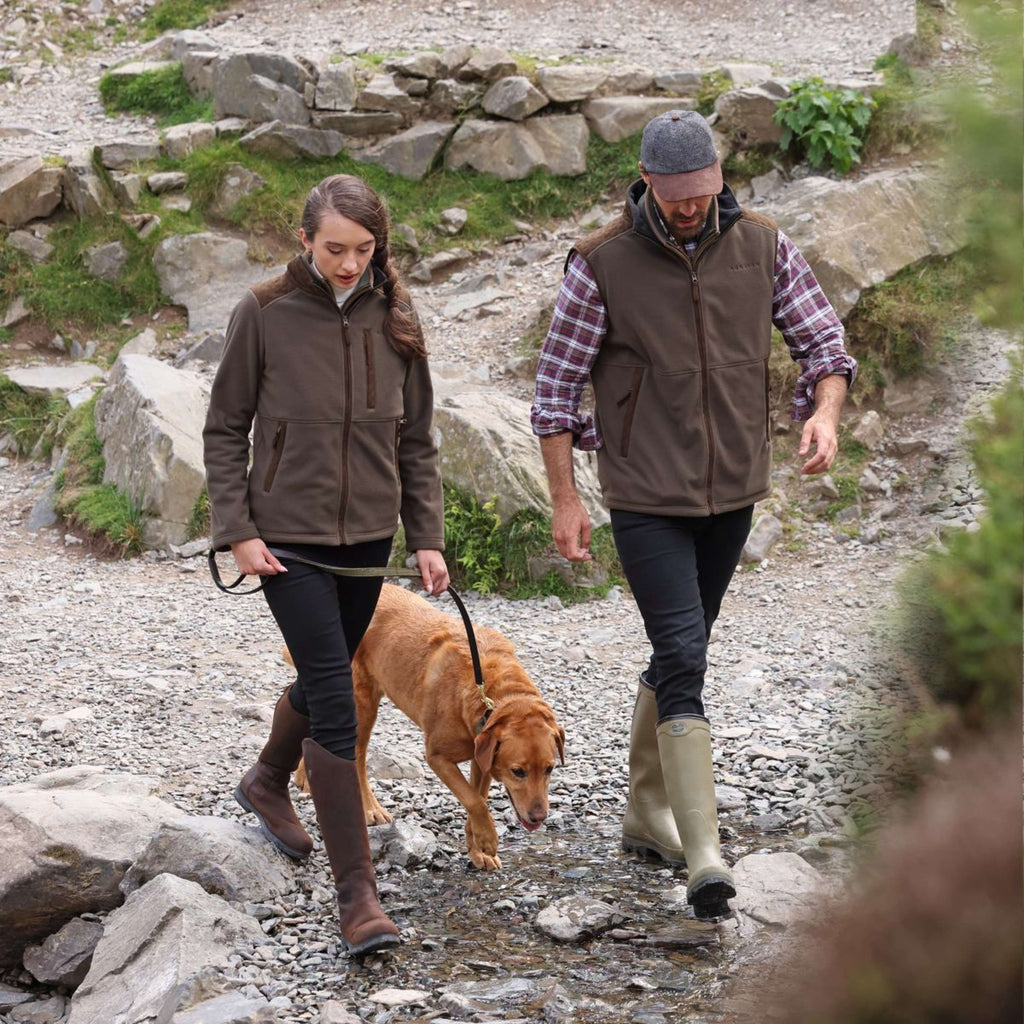 Aubrion by Shires Jacke Heritage Fleece Dunkelolive