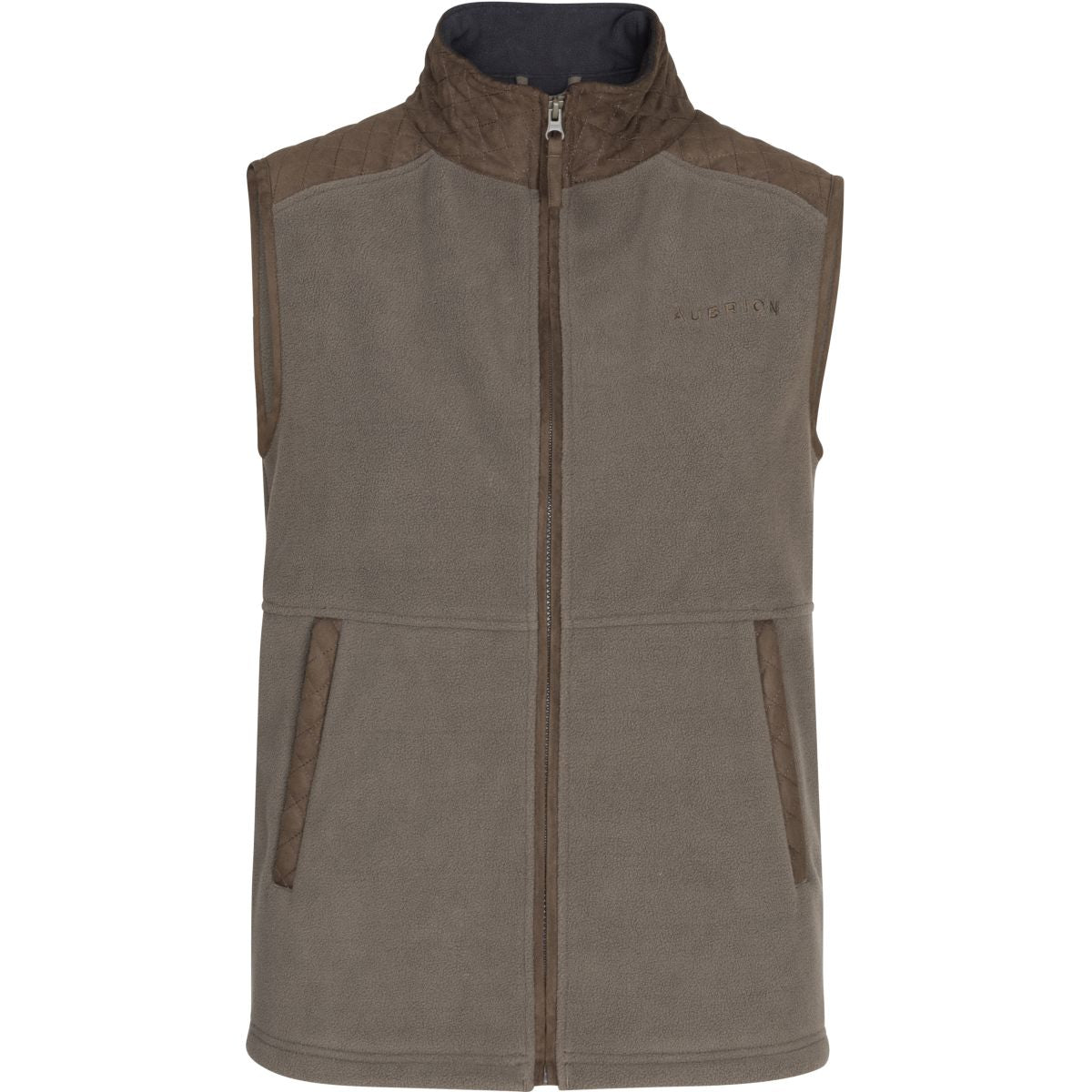 Aubrion by Shires Weste Heritage Fleece Dunkelolive
