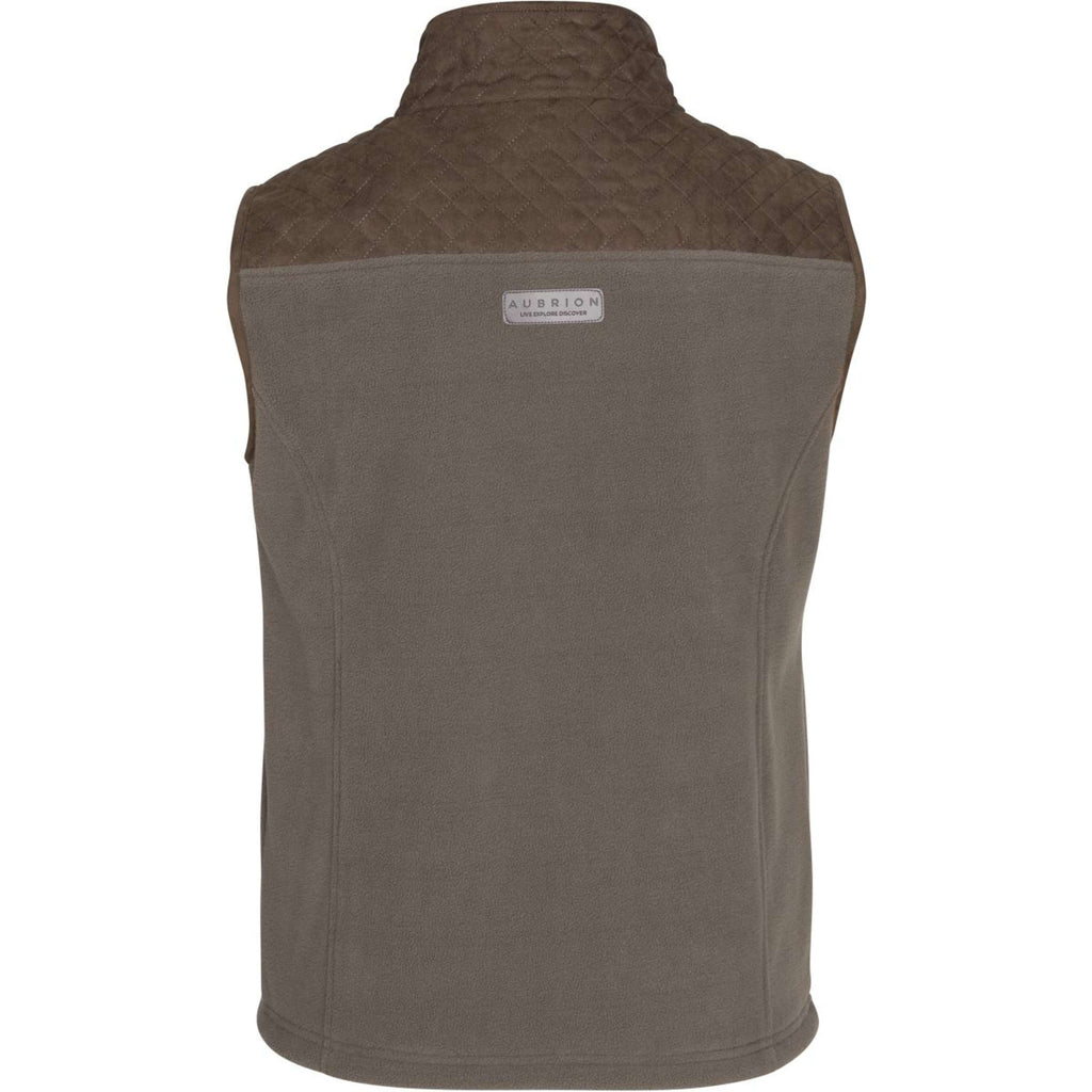 Aubrion by Shires Weste Heritage Fleece Dunkelolive
