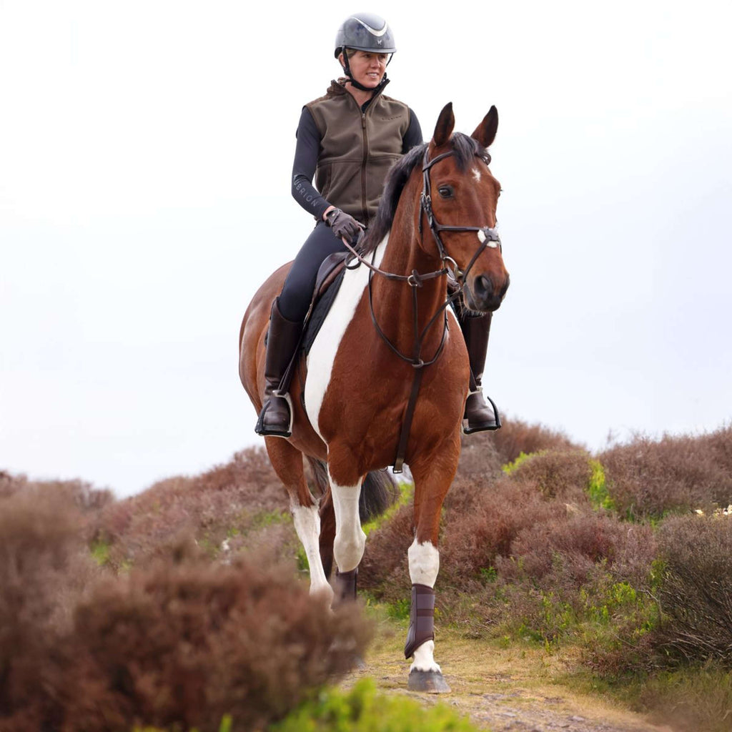 Aubrion by Shires Weste Heritage Fleece Dunkelolive
