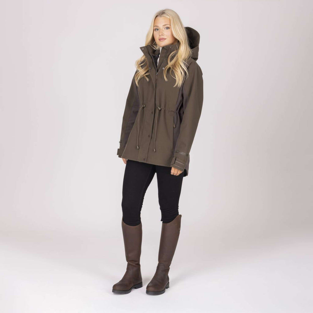 Aubrion by Shires Jacke Heritage Dunkelolive