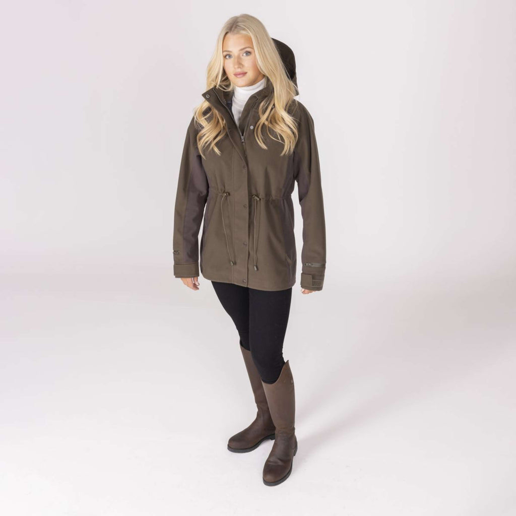 Aubrion by Shires Jacke Heritage Dunkelolive