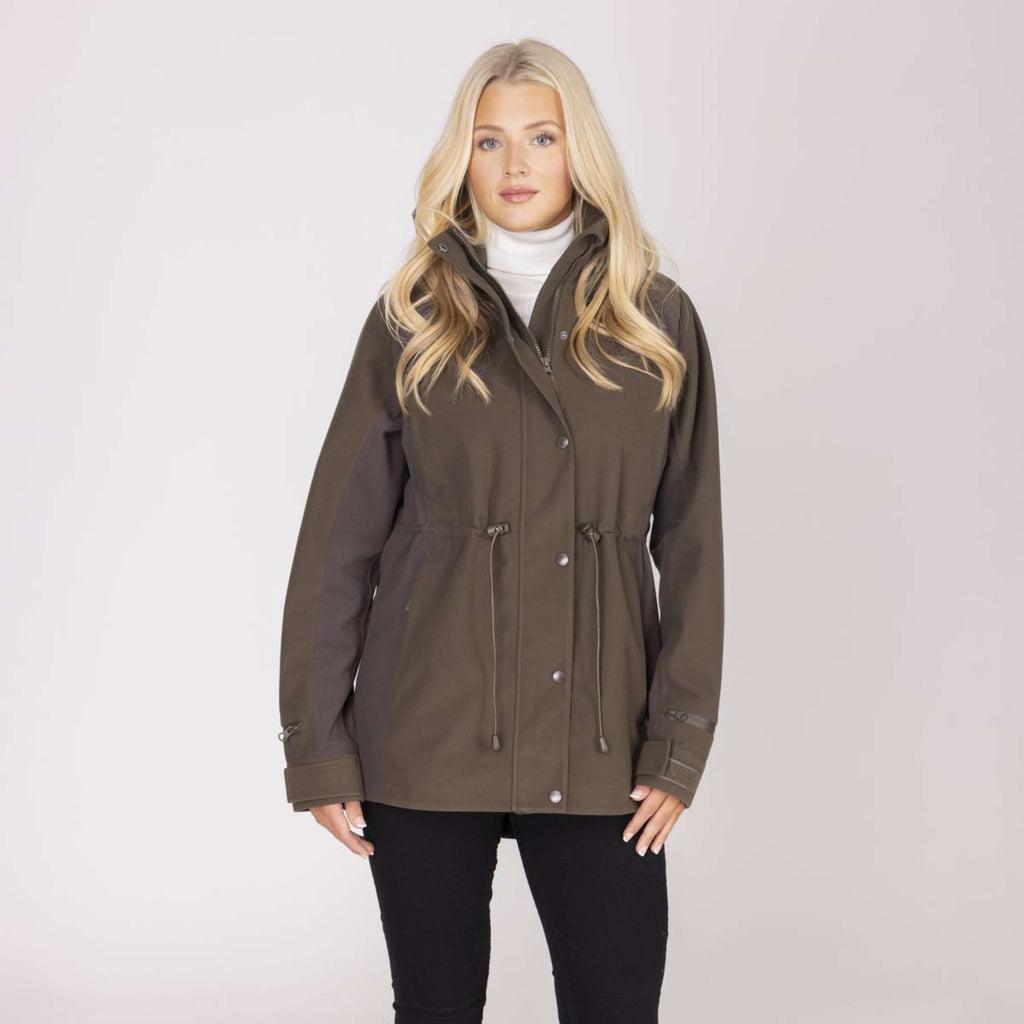 Aubrion by Shires Jacke Heritage Dunkelolive