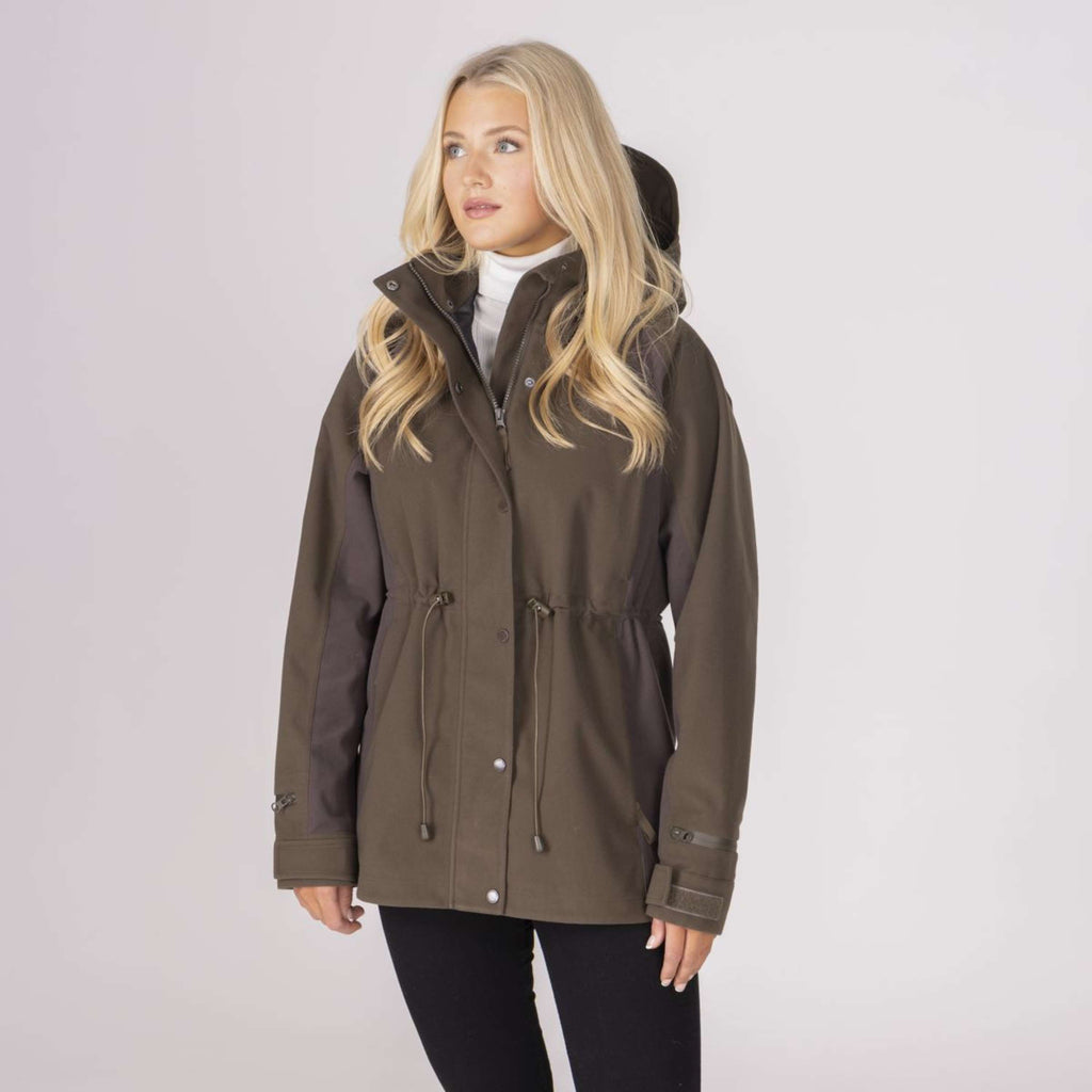 Aubrion by Shires Jacke Heritage Dunkelolive