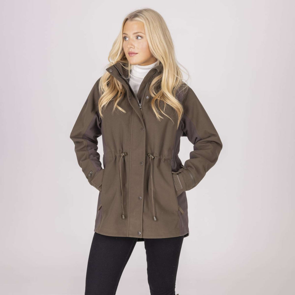 Aubrion by Shires Jacke Heritage Dunkelolive