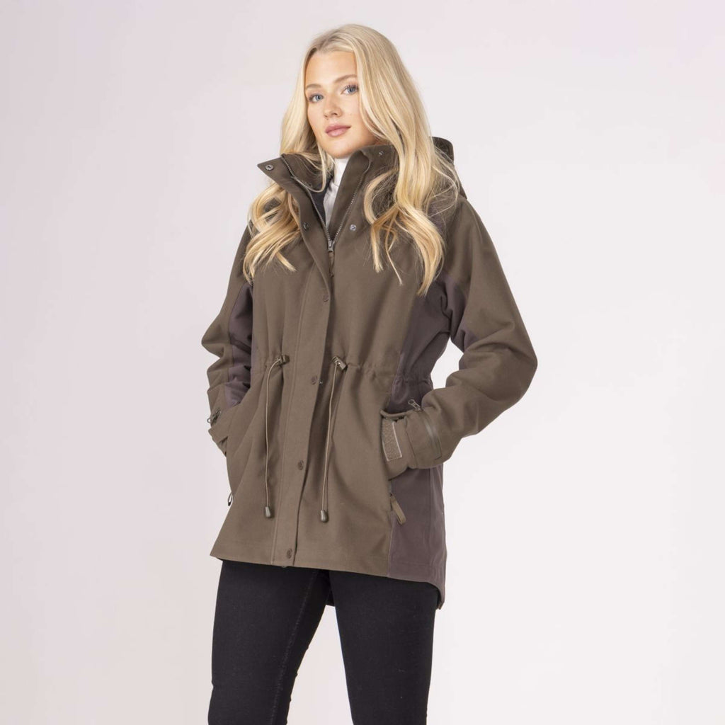 Aubrion by Shires Jacke Heritage Dunkelolive
