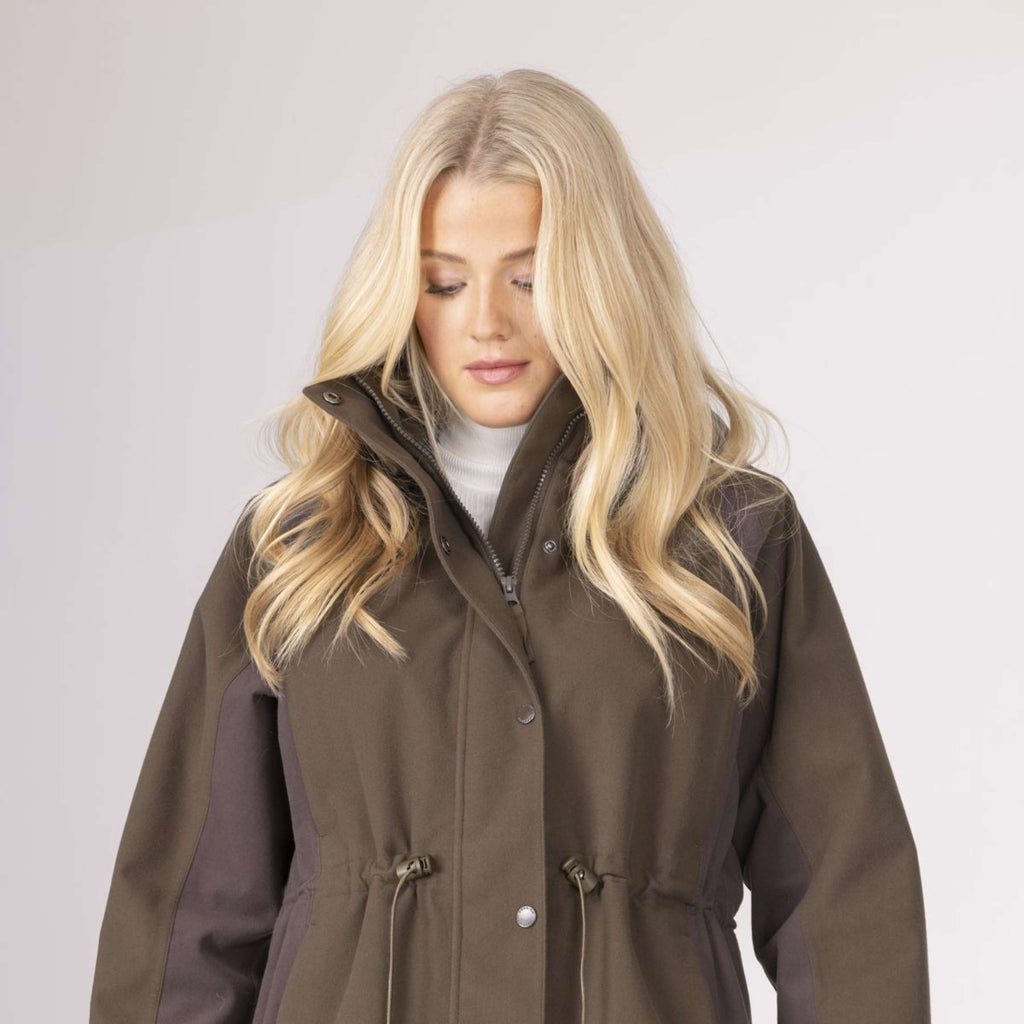 Aubrion by Shires Jacke Heritage Dunkelolive