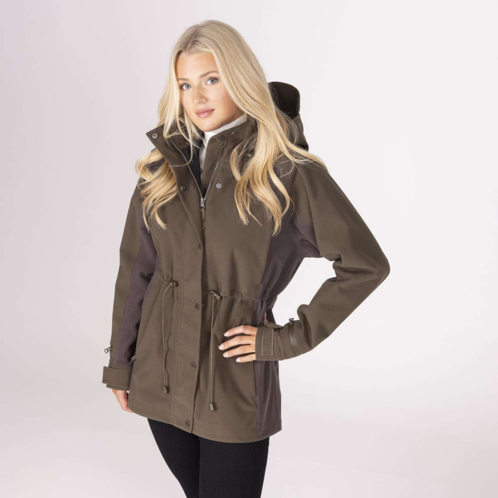 Aubrion by Shires Jacke Heritage Dunkelolive