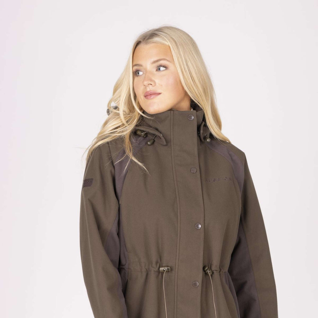 Aubrion by Shires Jacke Heritage Dunkelolive