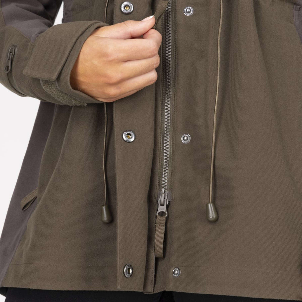 Aubrion by Shires Jacke Heritage Dunkelolive