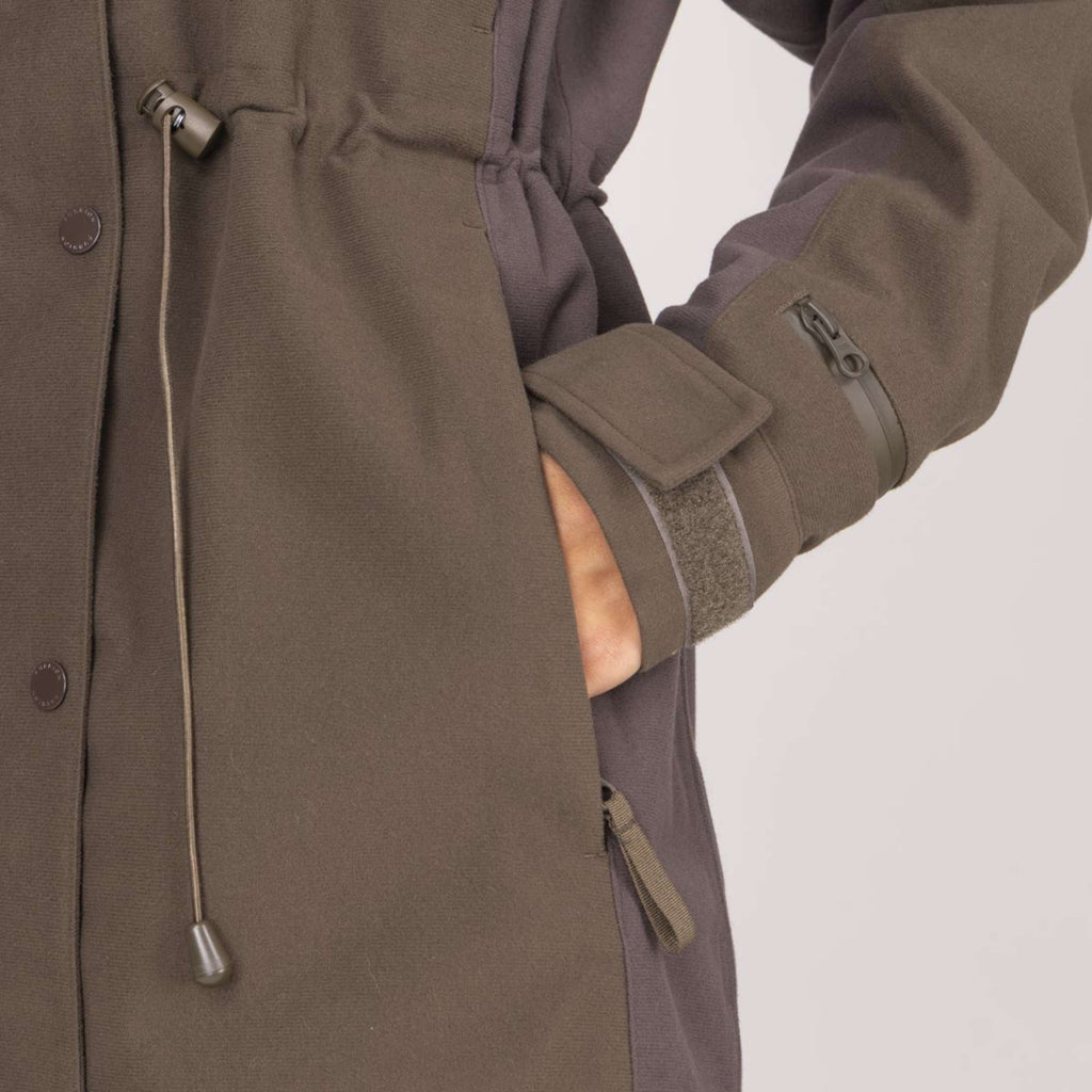 Aubrion by Shires Jacke Heritage Dunkelolive