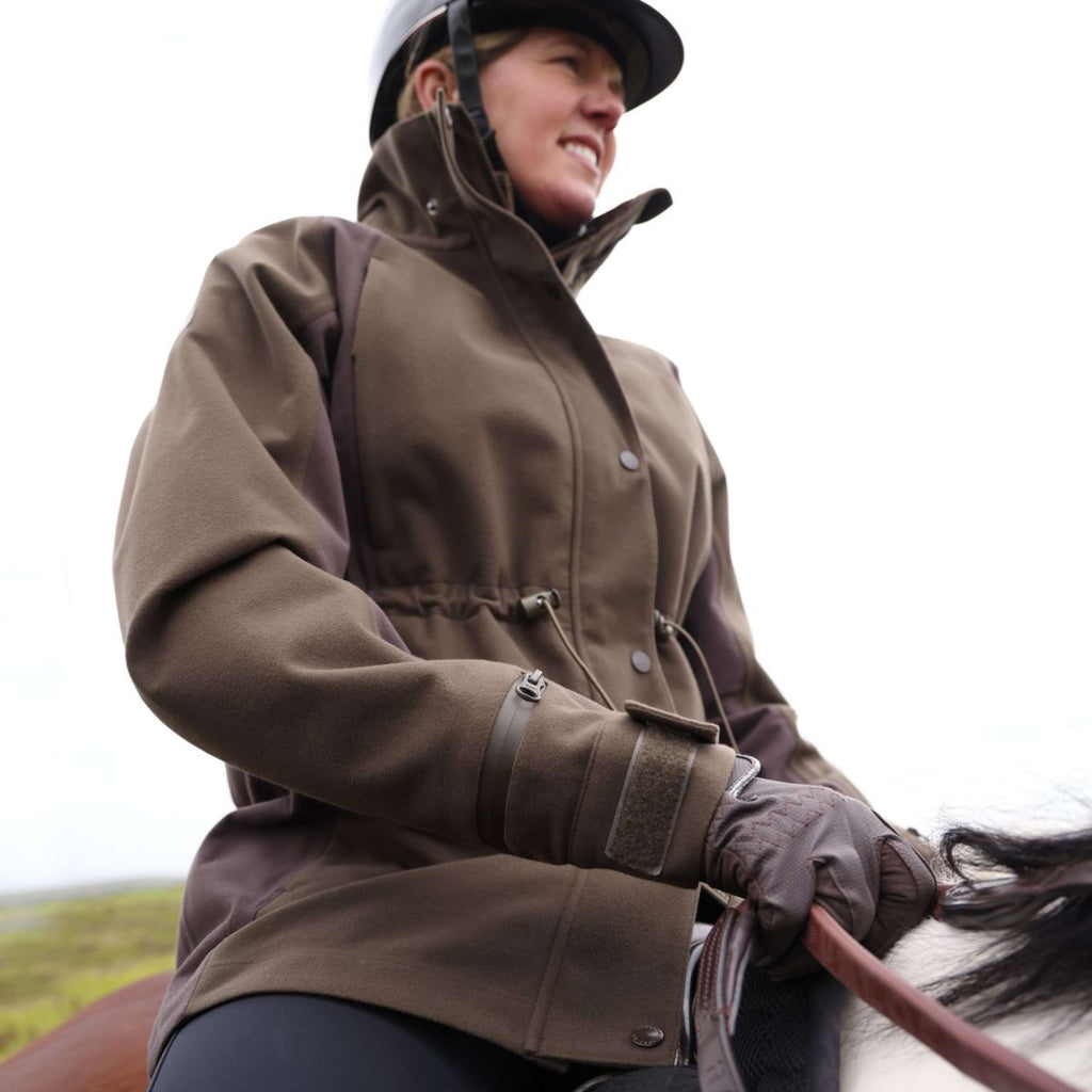 Aubrion by Shires Jacke Heritage Dunkelolive