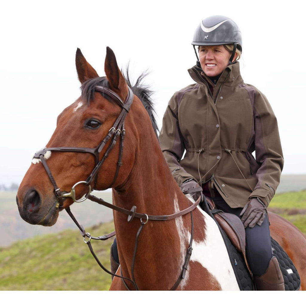 Aubrion by Shires Jacke Heritage Dunkelolive