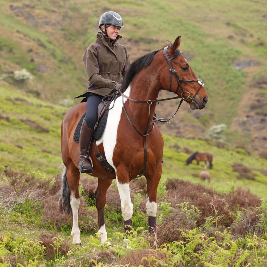 Aubrion by Shires Jacke Heritage Dunkelolive