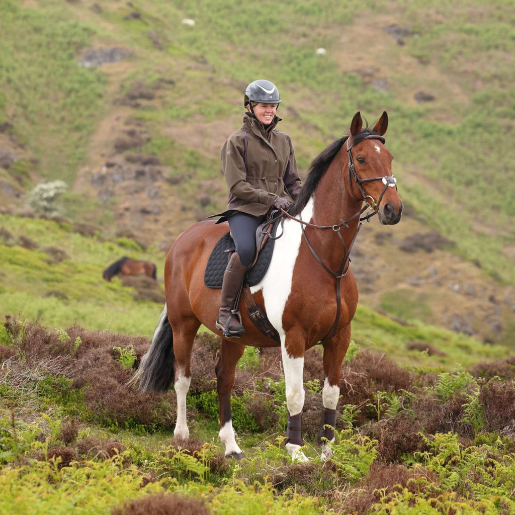 Aubrion by Shires Jacke Heritage Dunkelolive