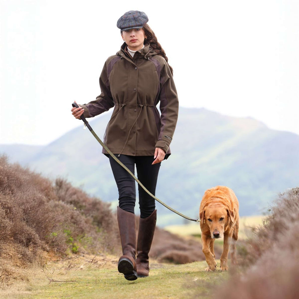 Aubrion by Shires Jacke Heritage Dunkelolive