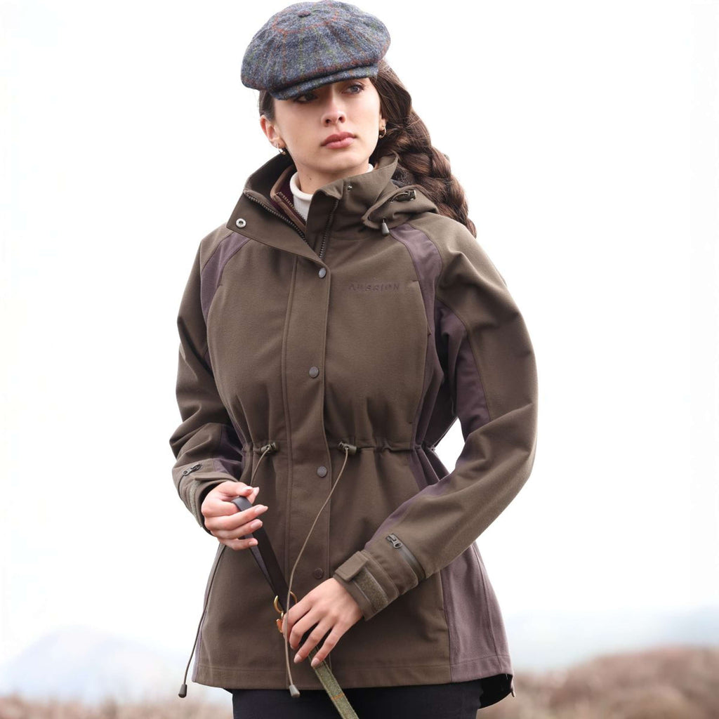 Aubrion by Shires Jacke Heritage Dunkelolive