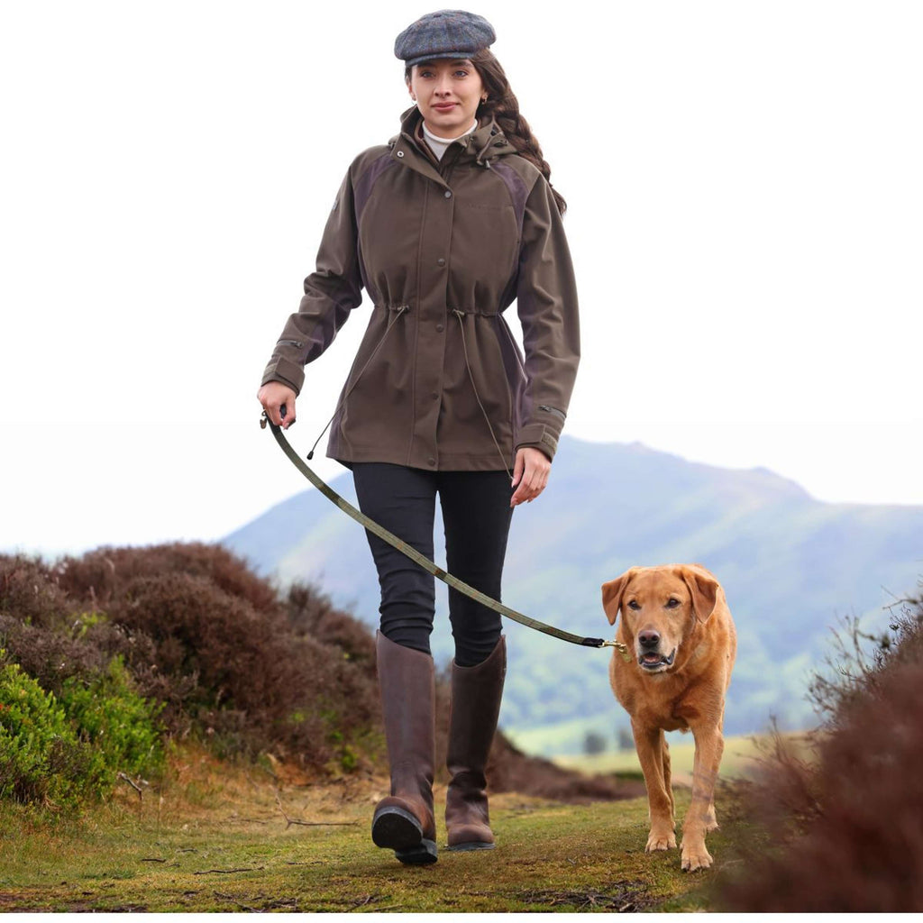 Aubrion by Shires Jacke Heritage Dunkelolive