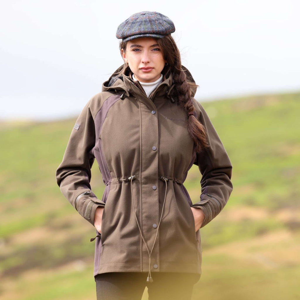 Aubrion by Shires Jacke Heritage Dunkelolive