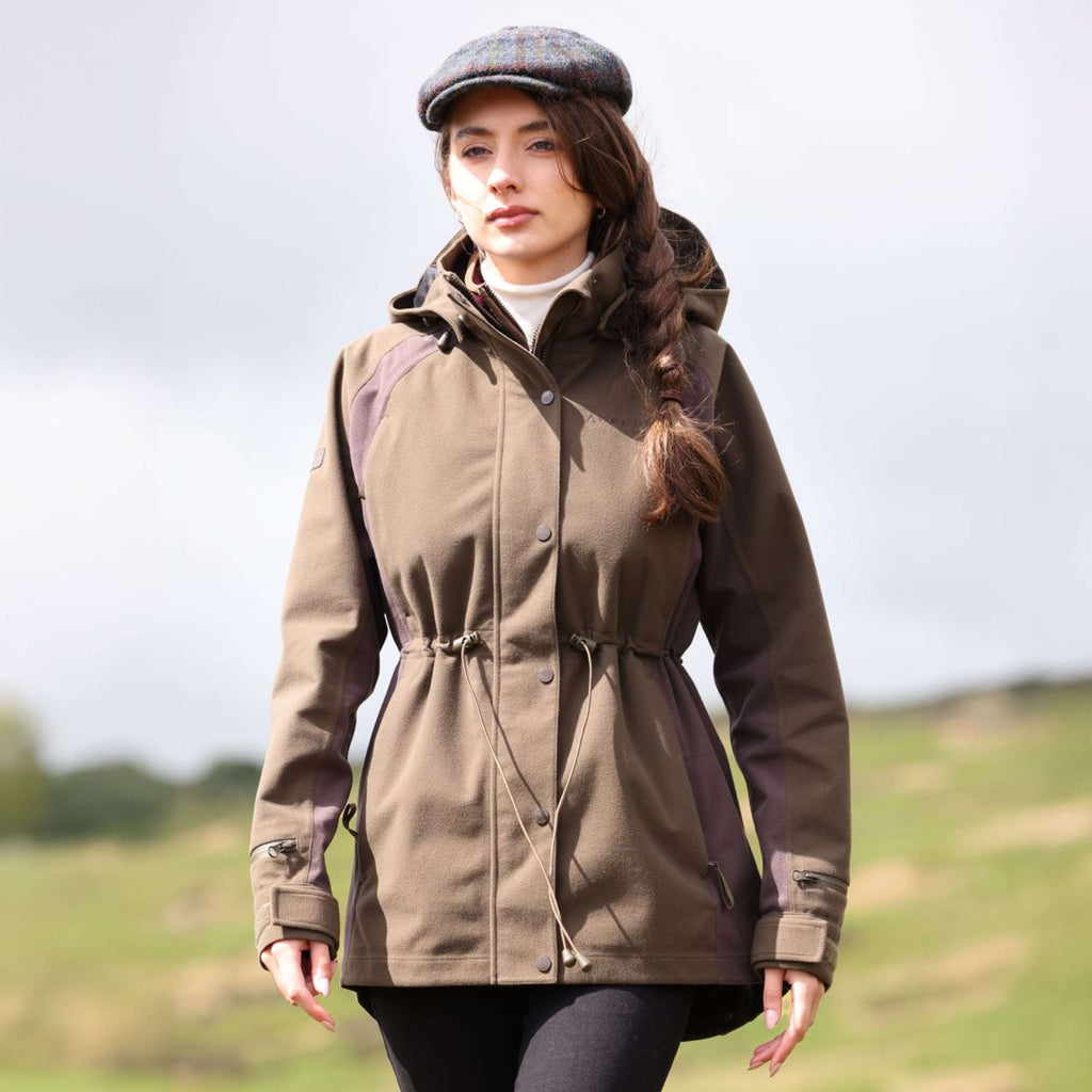 Aubrion by Shires Jacke Heritage Dunkelolive