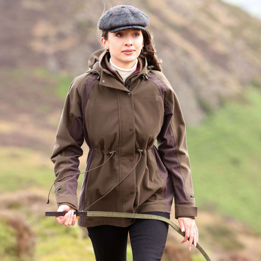 Aubrion by Shires Jacke Heritage Dunkelolive