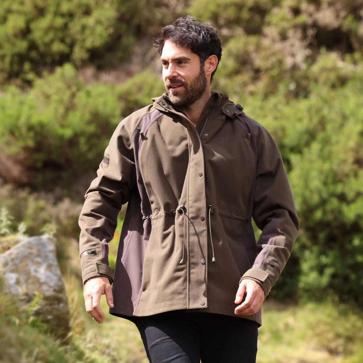 Aubrion by Shires Jacke Heritage Dunkelolive