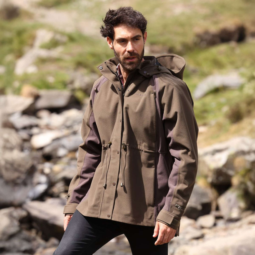 Aubrion by Shires Jacke Heritage Dunkelolive