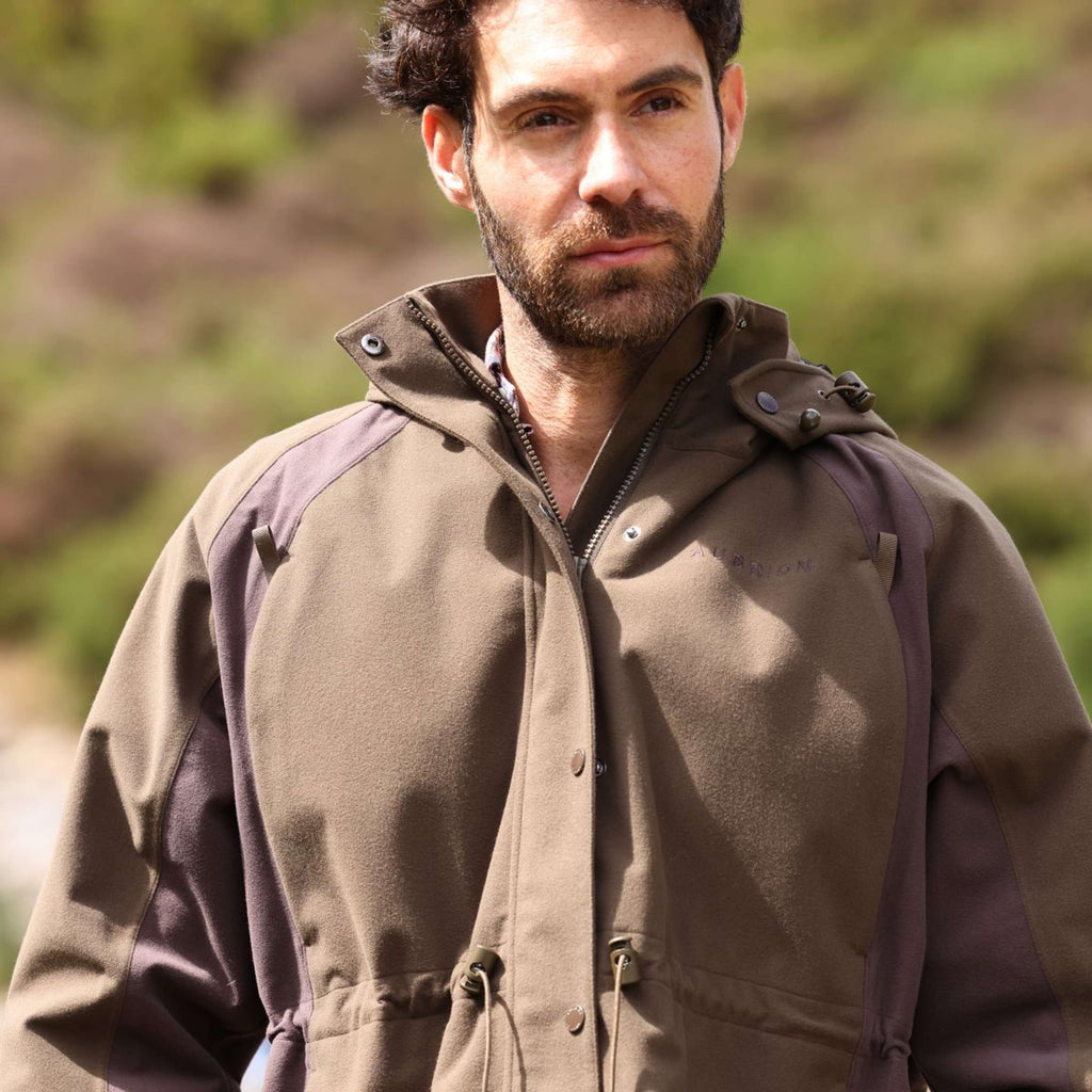 Aubrion by Shires Jacke Heritage Dunkelolive
