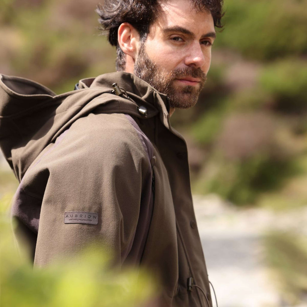 Aubrion by Shires Jacke Heritage Dunkelolive