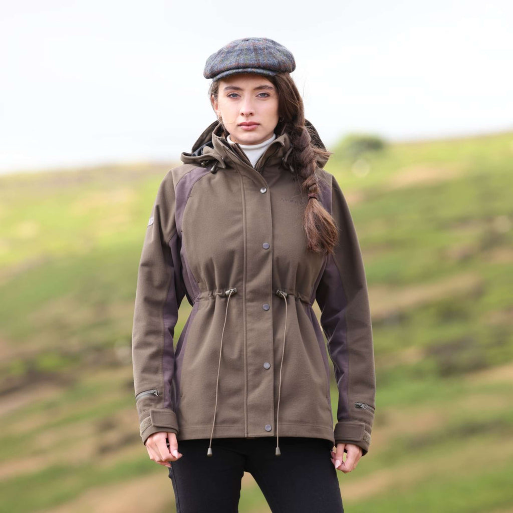 Aubrion by Shires Jacke Heritage Dunkelolive